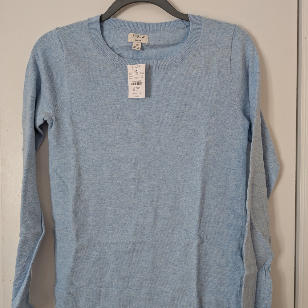 J. Crew Light Blue Women's Sweater
